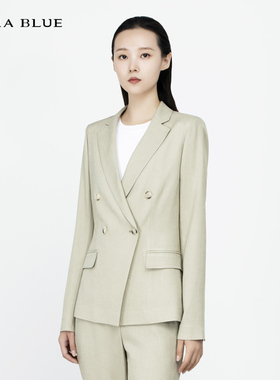 喀啦CARABLUE  气质通勤简约百搭西装上衣KB231MWJ0001