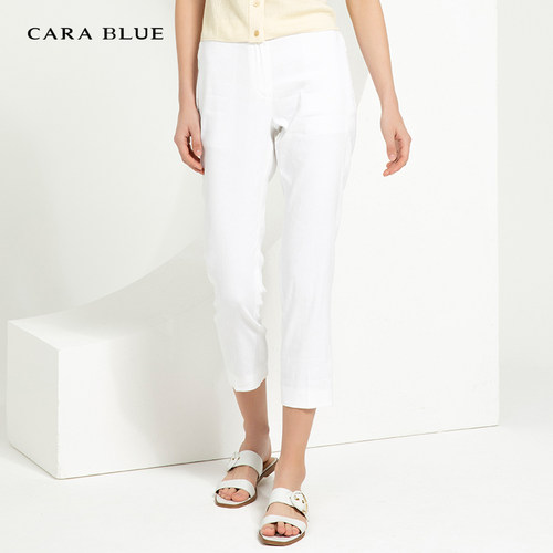 cara blue 喀啦 女裤 气质百搭通勤修身KB221MWP0224