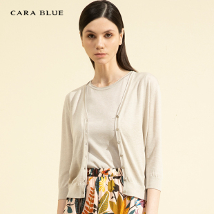 KB211MKC0021 舒适百搭针织开衫 喀啦CARABLUE女装 时尚