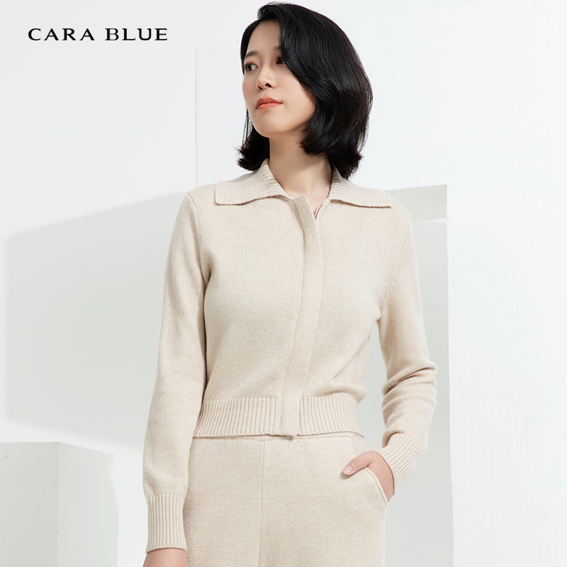 喀啦CARABLUE柔软舒适修身针织衫