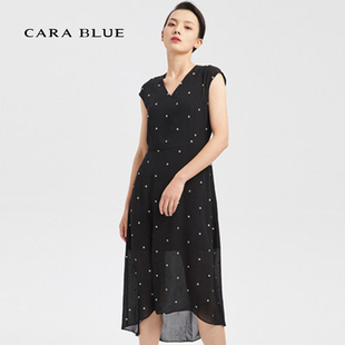 blue 原创设计气质修身 喀啦 正品 KC203MWO0018 连衣裙 cara