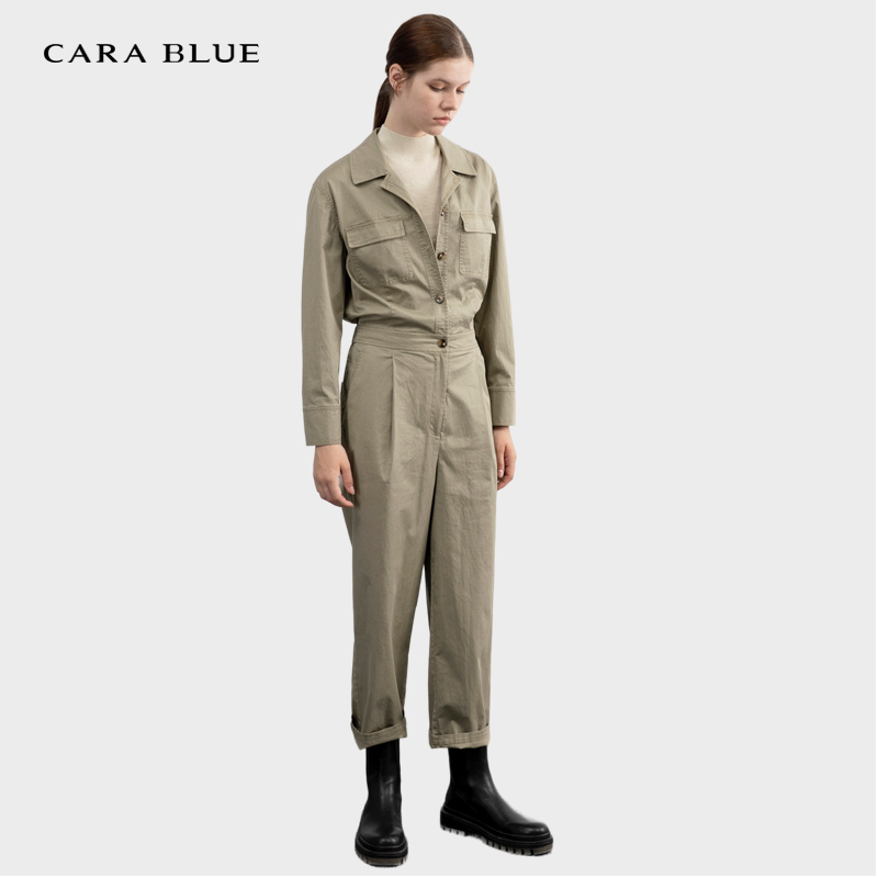 喀啦CARABLUE气质百搭休闲简约连体裤KB213MWO0041