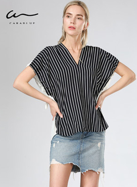 cara blue 喀啦 衬衫 原创设计时尚KB191MWB0073