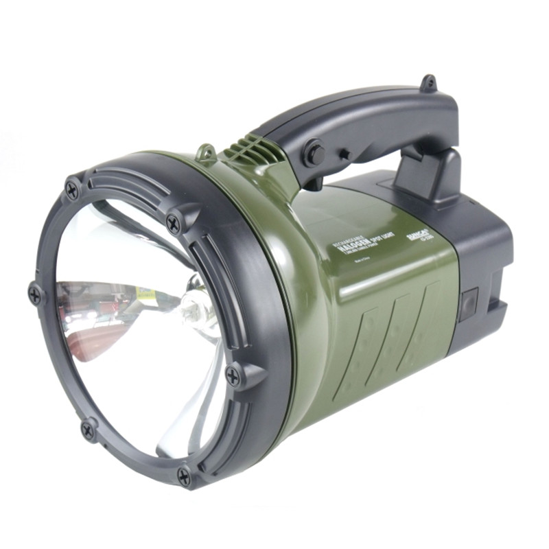 新佳CS-220S强光远程探照灯55W黄光卤素手提式照明灯带车充3000