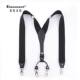 男士 带伴郎弹力背带T型四钩 松紧吊裤 工装 背带头层皮英伦风西裤