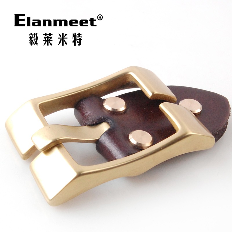 男士皮带扣1cm黄铜针扣内径适合