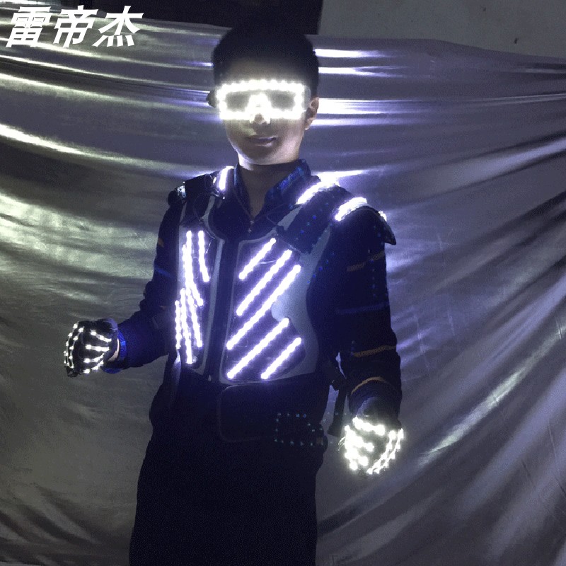 发光酒吧表演夜店马甲