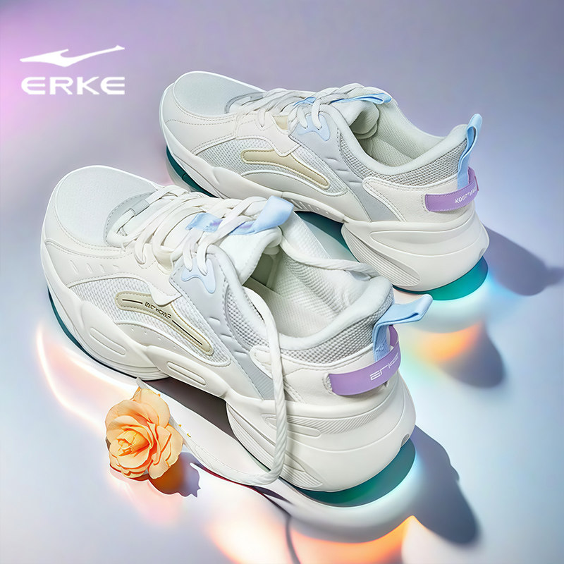 鸿星尔克女鞋软底百搭休闲鞋女士秋冬减震轻便时尚耐磨防滑运动鞋,运动鞋new,运动休闲鞋,淘宝优惠券,粉丝福利购,淘宝优惠卷