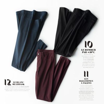 英伦松紧腰牛仔裤修身显瘦