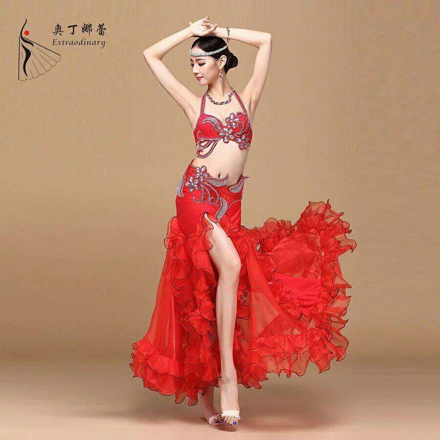肚皮舞演出服新款套装性感