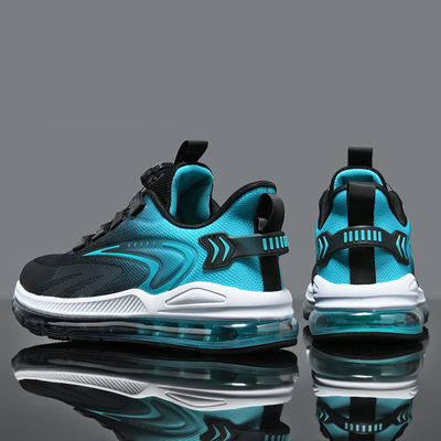 全掌气垫鞋旋转扣减震网面跑步鞋