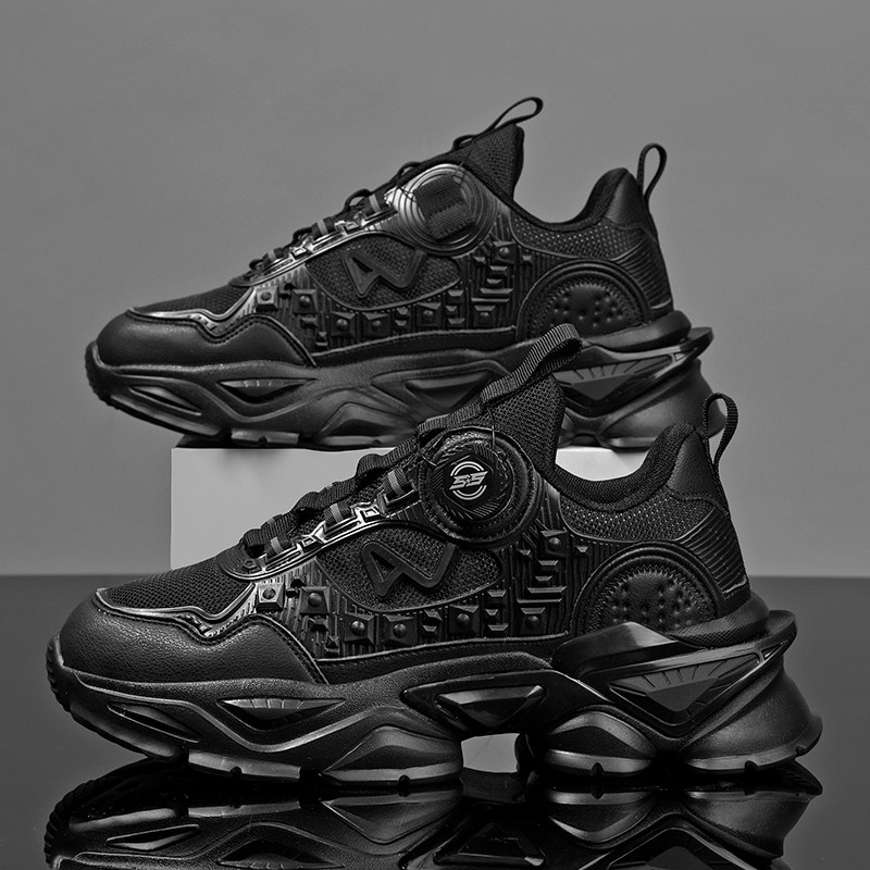 新款旋转扣男鞋潮黑武士老爹鞋厚底增高机甲鞋大码透气百搭运动鞋,流行男鞋,老爹鞋,淘宝优惠券,粉丝福利购,淘宝优惠卷