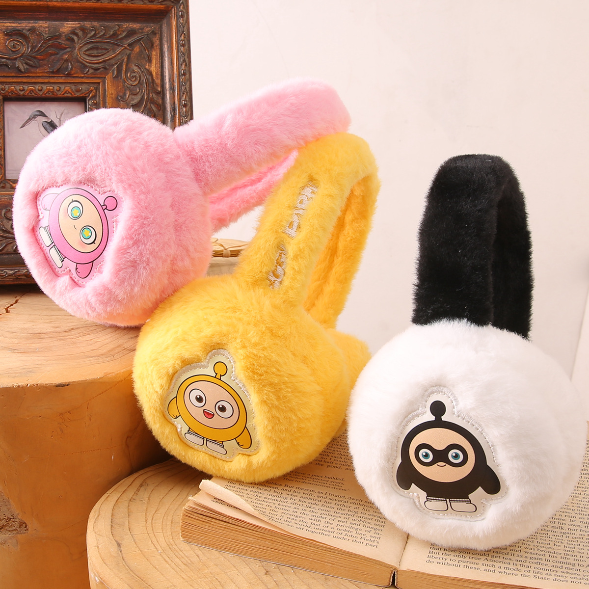 冬天保暖耳罩卡通可爱加厚保暖