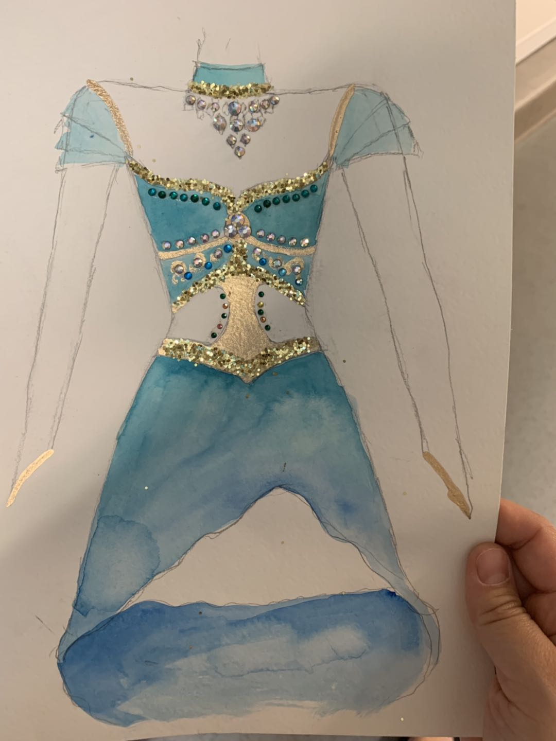 炫舞蜻蜓花样滑冰服装一件也批发