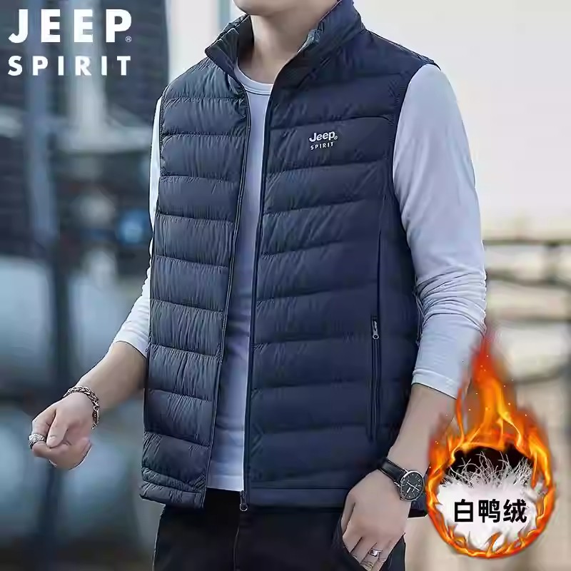 JEEP吉普轻便保暖羽绒马甲