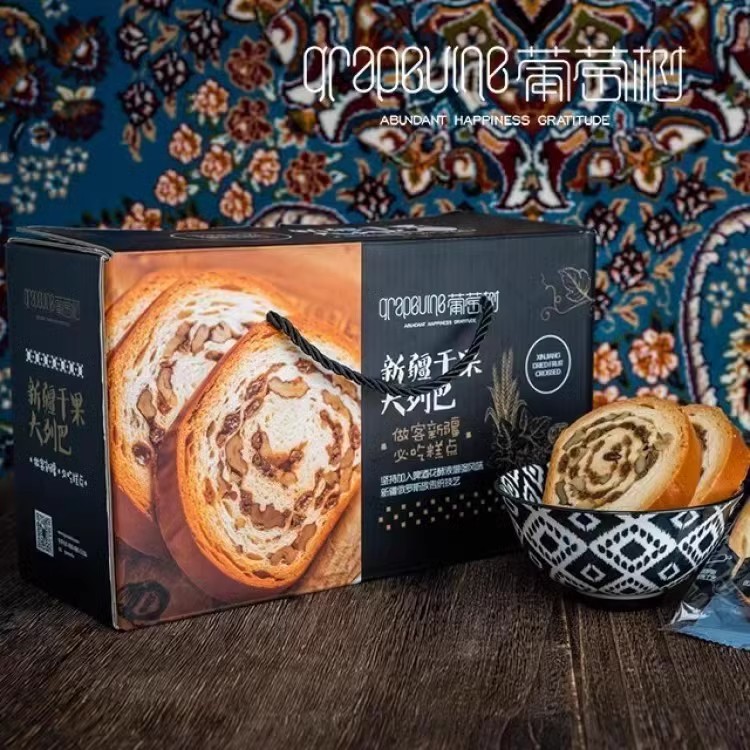 新疆果仁大列巴面包黑麦营养