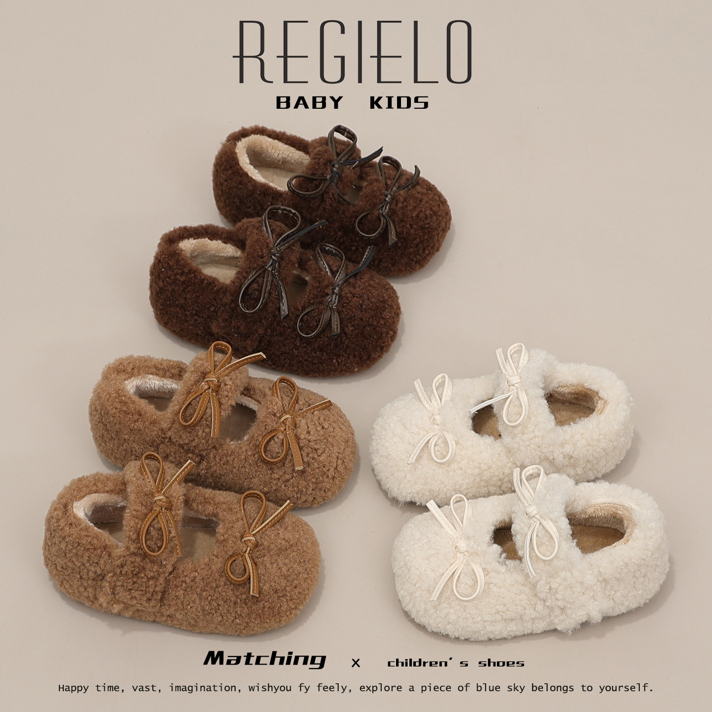 儿童棉鞋2025冬季新款女童公主加绒鞋子二棉毛毛鞋保暖宝宝豆豆鞋,童鞋/婴儿鞋/亲子鞋,棉鞋,淘宝优惠券,粉丝福利购,淘宝优惠卷