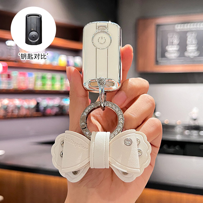 适用新款雅马哈xmax300摩托车专用钥匙套2022款nvx155壳nmax155包