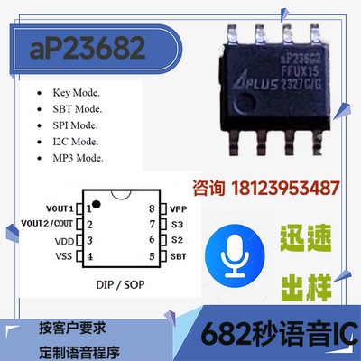 682秒一次性烧录语音芯片ICaplus