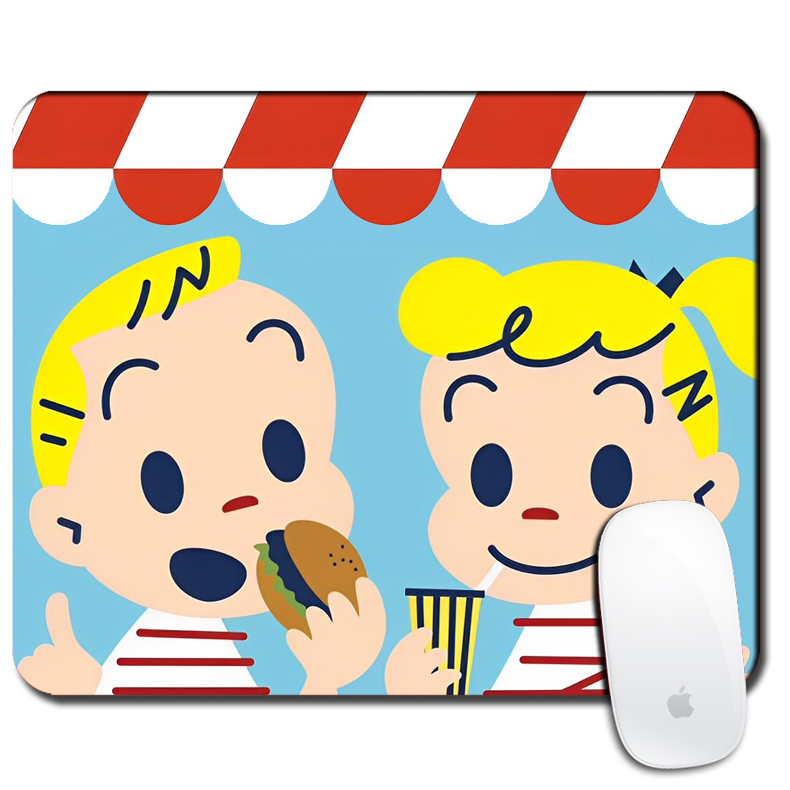 日系原田治鼠标垫OSAMUGOODS女生可爱护腕情侣简约风小号加厚桌垫