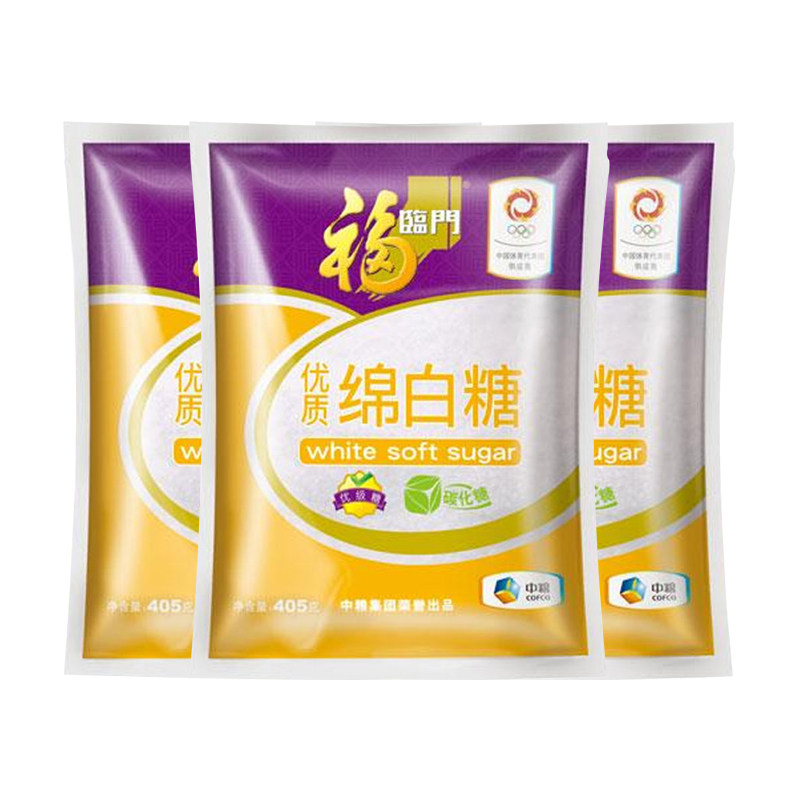 Fortune Soft white sugar 405g*6 bag Cooking materials White sugar condiment Household Kitchen COFCOin the Agri rice/Dried foods/Condiment , Condiment/Jam/Salad , Daily spices , Sugar  category - from Buy2taobao.com to provide professional Taobao agent buy service