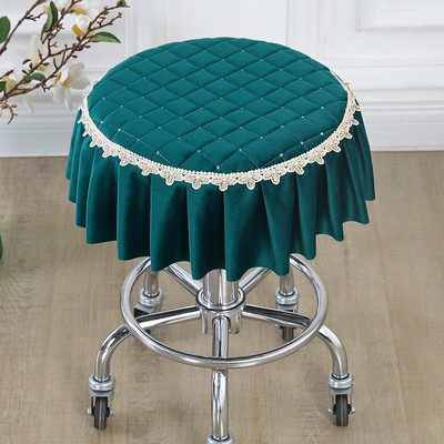 圆凳垫圆形圆坐垫布艺现代简约