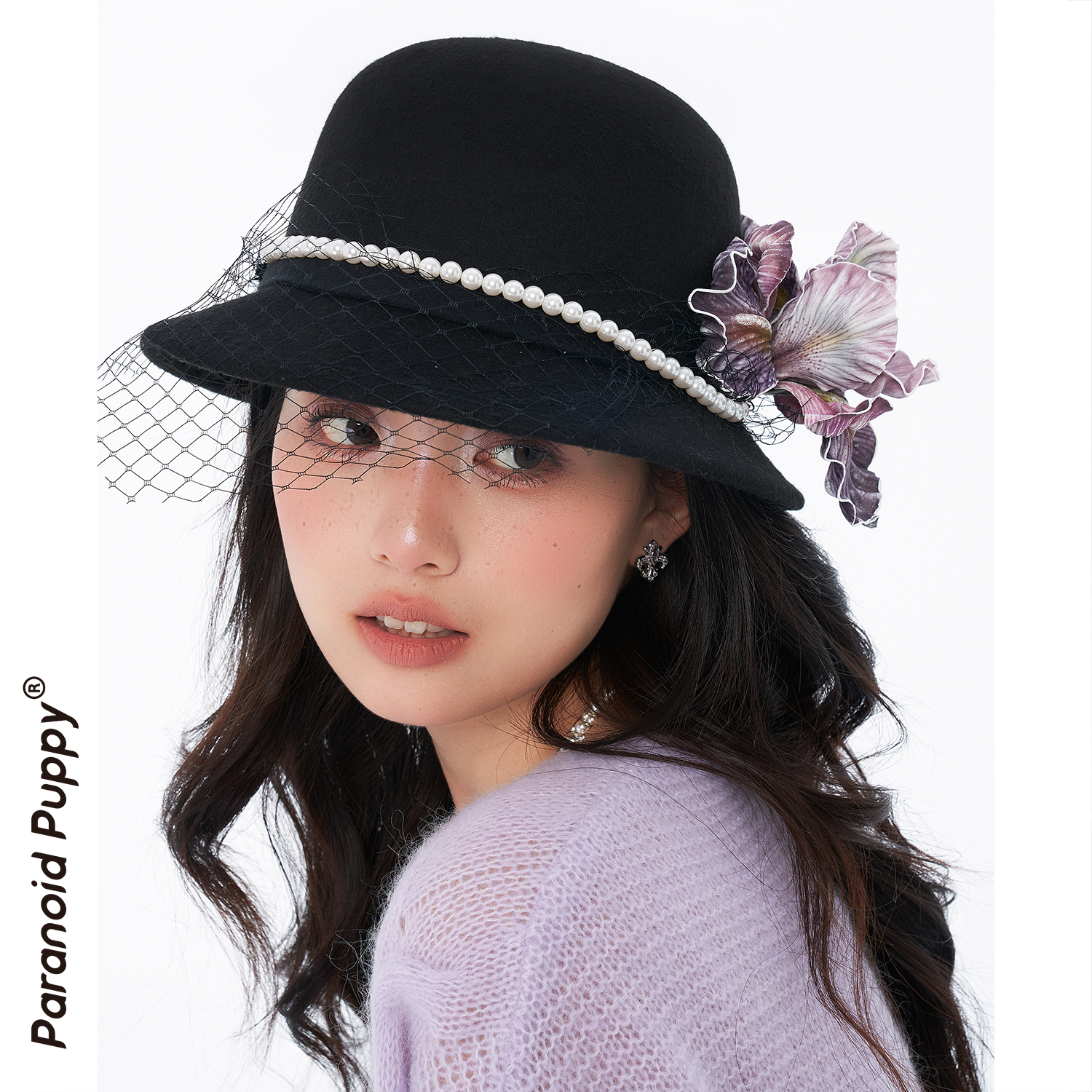 留洋千金清冷感礼帽~上头显脸小