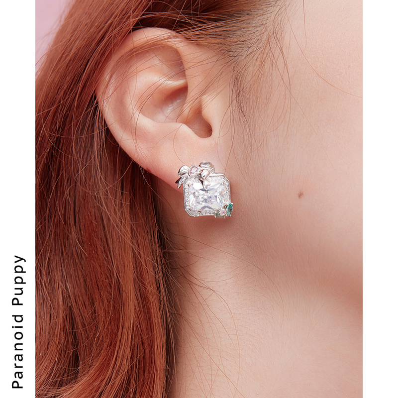 精致又日常的小香水瓶耳环！！