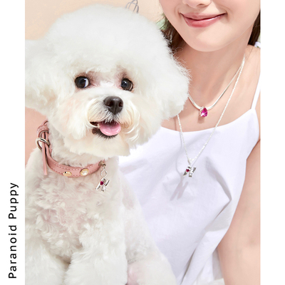 ParanoidPuppy女彩色宝石项圈