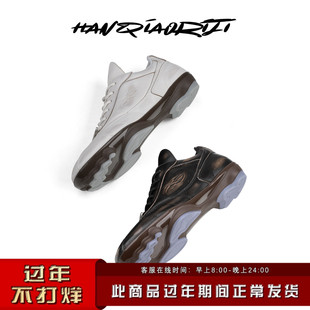 韩桥日记 [幽渊系列] 原创复古擦色牛皮德训鞋通勤百搭休闲足球鞋