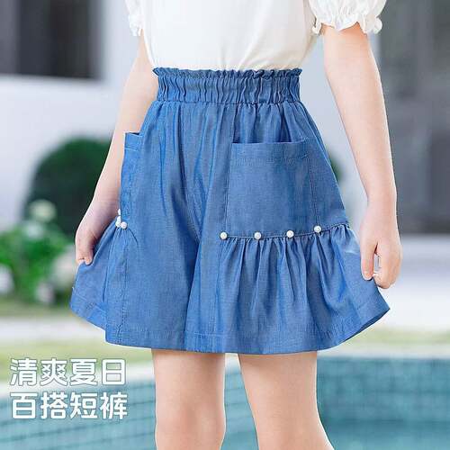 女童夏季新款时尚百搭休闲风短裤儿童女孩洋气韩版夏装外穿裤子