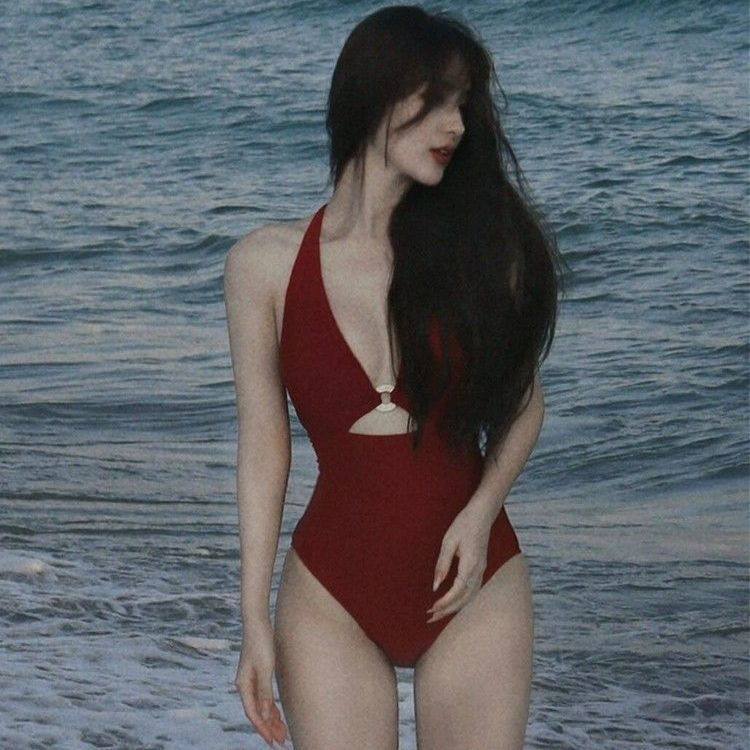 红色泳衣i小胸聚拢纯欲显瘦遮肉玫瑰的故事泳衣女款2024新款爆款,运动/瑜伽/健身/球迷用品,连体泳衣,淘宝优惠券,粉丝福利购,淘宝优惠卷