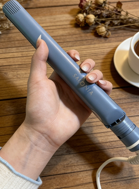 日本SALONIA直板夹 不伤发负离子两用卷直发器迷你电夹板拉直发棒