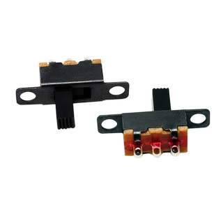 Risym SS12F15VG6横柄直插式 1P2T杠杆式拨动开关 3脚2档柄高6mm