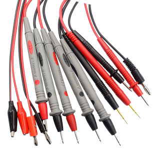 万用表表笔细特尖插头数字指针硅胶通用万能表配件测量笔表专用线