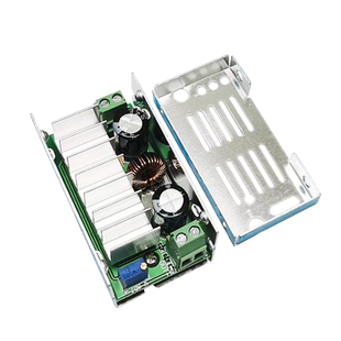 大功率200W升压电源模块DC6~35V转DC6~55V带铝外壳 输出电压可调