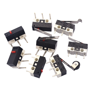 鼠标开关三脚带柄滚轮按键轻微动