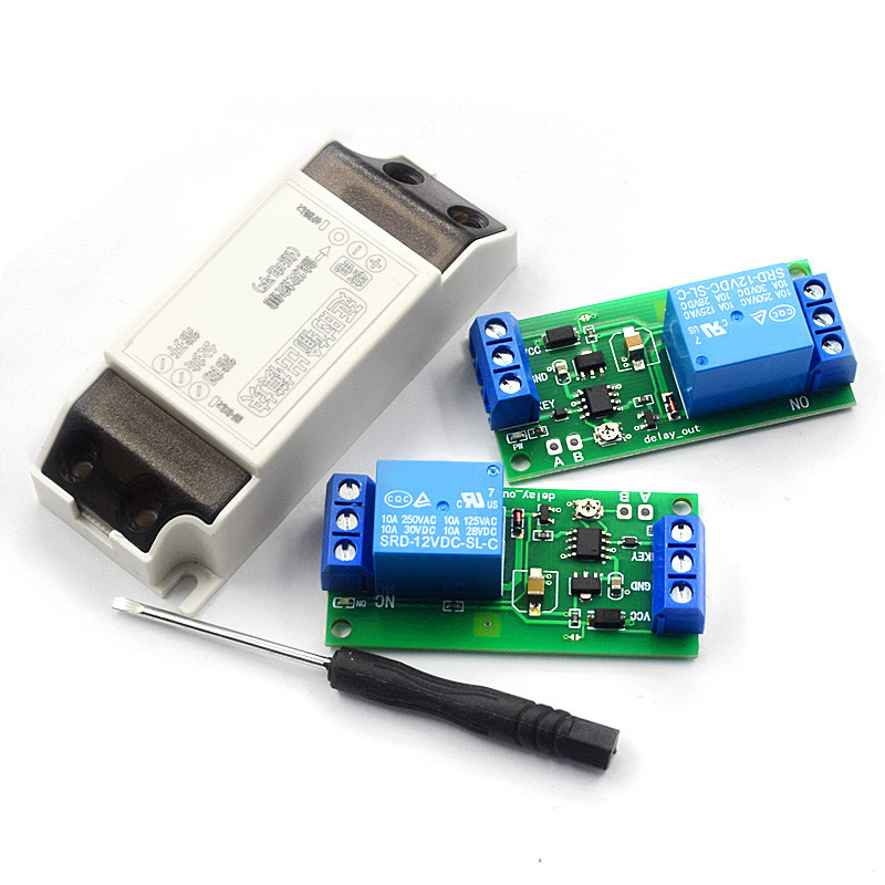 5V12V24V行车记录仪上电延时继电器模块上电延时输出/关闭120秒