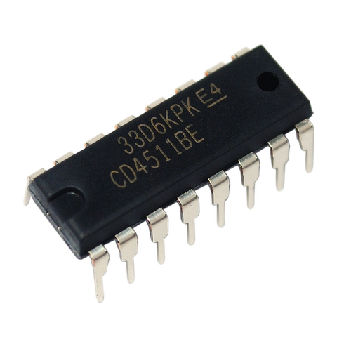 Risym 全新原装 CD4511BE 锁存解码器驱动器 直插 封装DIP16