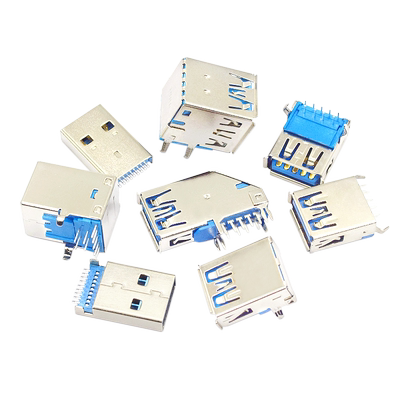 USB3.090/180度A/B公母连接器