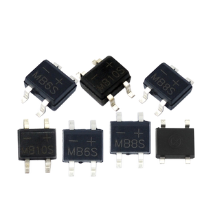 DB107S MB6S整流桥单相桥式整流器MB8S/MB10S/0.5A1000V桥堆 SOP4