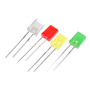 高亮2*5*7方形发光二极管LED灯白发白红黄蓝绿翠绿色红发光2x3x4