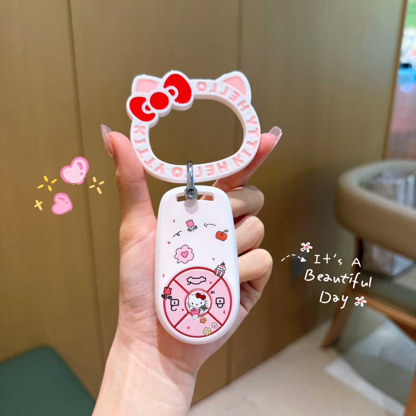 适用欧拉好猫车钥匙套包弗H6 ins小众GT闪电猫芭蕾猫可爱扣Kitty