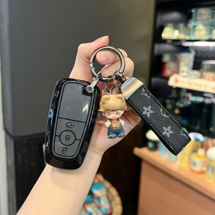 适用福特钥匙套蒙迪欧福克斯福睿斯锐界探险者锐际翼虎车男女可爱