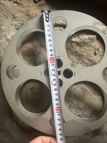 16mm电影夹片片盘老电影机片夹盘非复古装饰摆件放映机用16毫米电影投影胶片片夹道具摆件装饰主题片夹如图