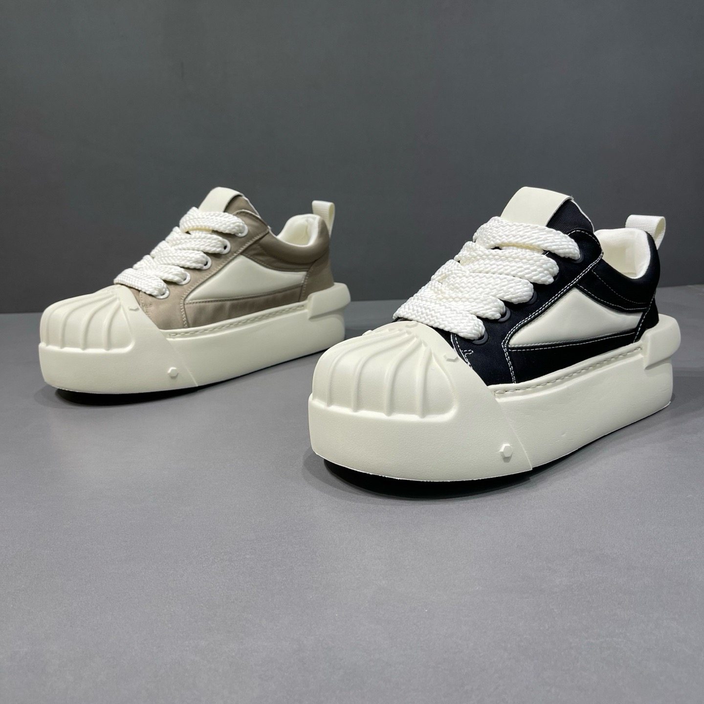 海丽男鞋春季厚底增高大头鞋舒适透气布面个性另类网红发型师板鞋,流行男鞋,休闲板鞋,淘宝优惠券,粉丝福利购,淘宝优惠卷