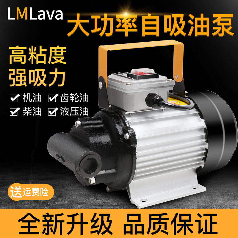 Lmlava大功率齿轮泵电动抽油泵柴油12v24v220v液压油抽油机机油泵