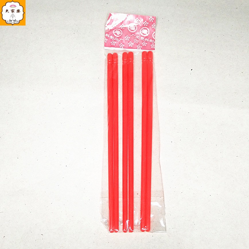 红色筷子塑料喜庆入宅祭祖