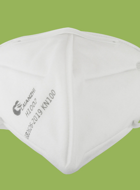 来安之口罩男潮款白色女夏季防尘防工业粉尘打磨柳叶型KN100口罩