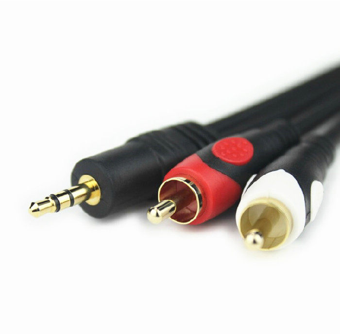 镀金全铜音频线3.5mm转双莲花3.5一分二电脑主机音箱音响线1.8米|msdalam kategori Aksesori Digital 3C, peralatan rumah &amp; Aksesori, Kabel video/kabel audio/kabel AV - dari Buy2taobao.com untuk memberikan perkhidmatan ejen Taobao profesional membeli